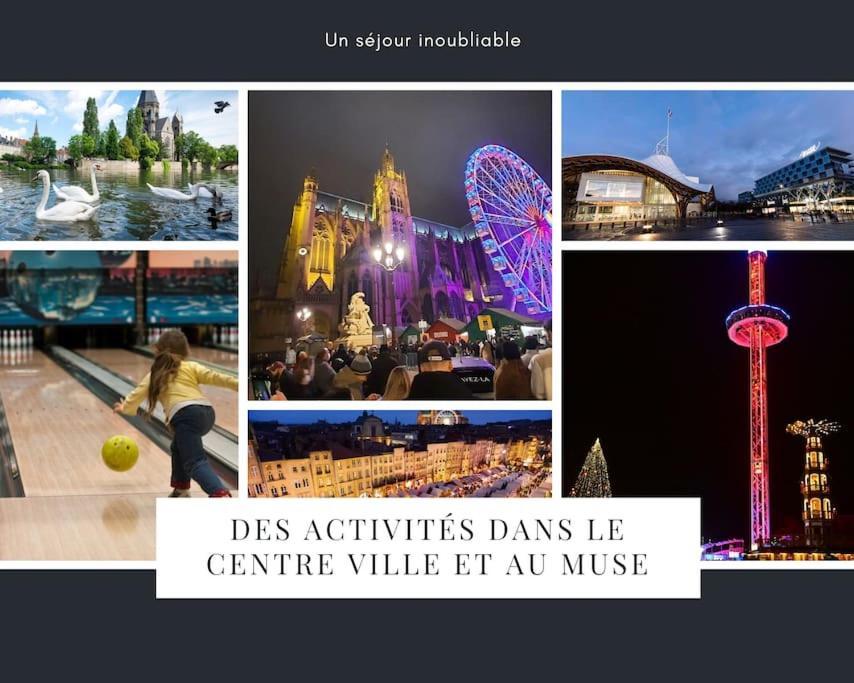 Ferienwohnung Lumineux Et Cosy, Avec Parking, 2 Mn Gare, 2Mn Muse, 5Mn Centre Metz Exterior foto